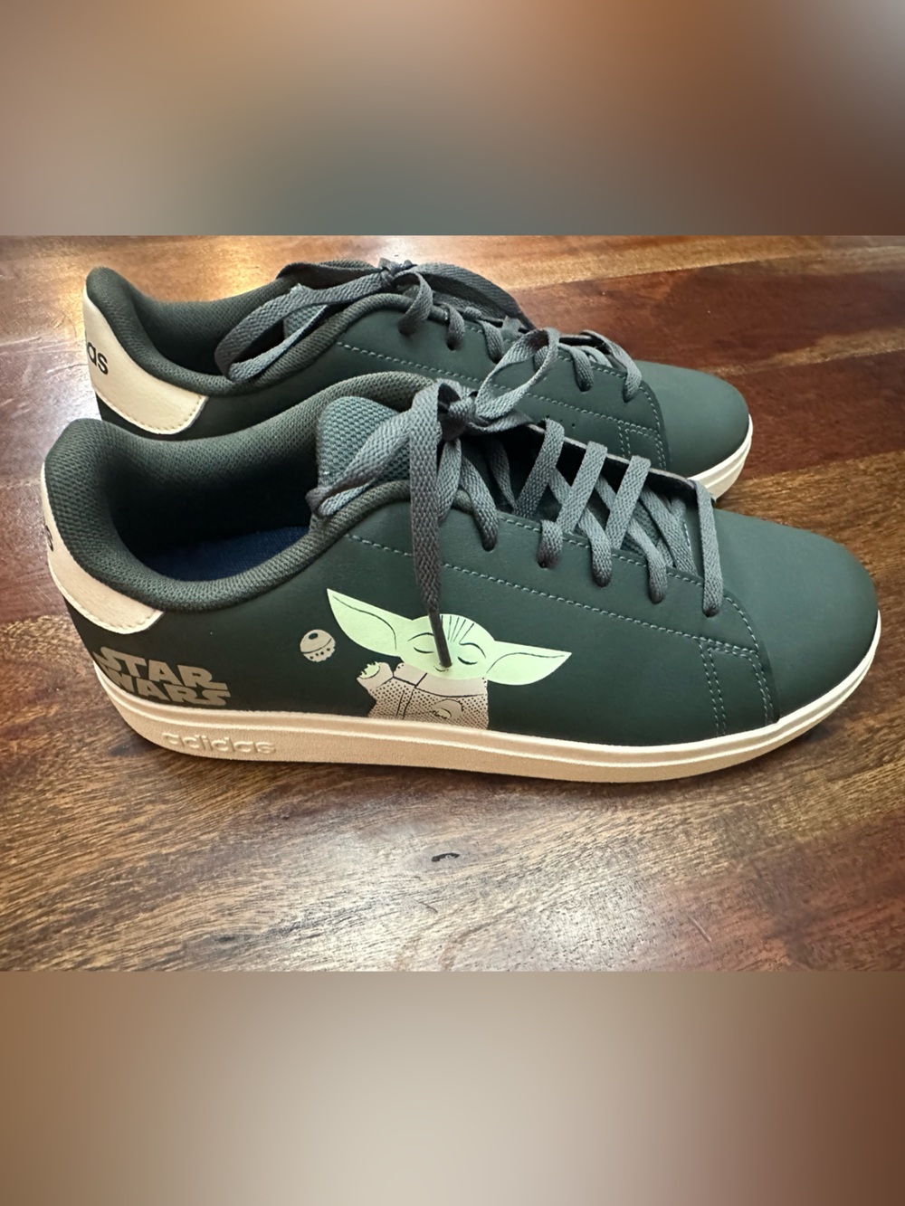 Adidas Star Wars Baby Yoda Sneakers. Mandalorian Grogu Green. 🆕
